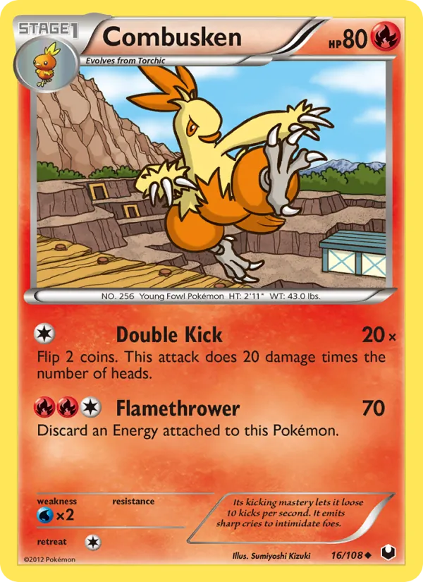 Combusken (Dark Explorers #16/108)