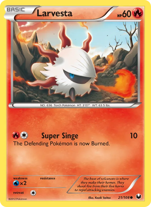 Larvesta (Dark Explorers #21/108)