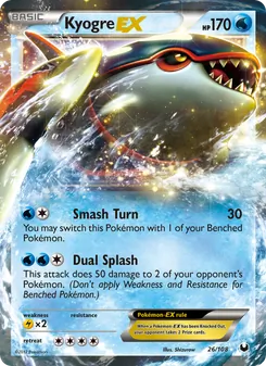 Kyogre-EX (Dark Explorers #26/108)