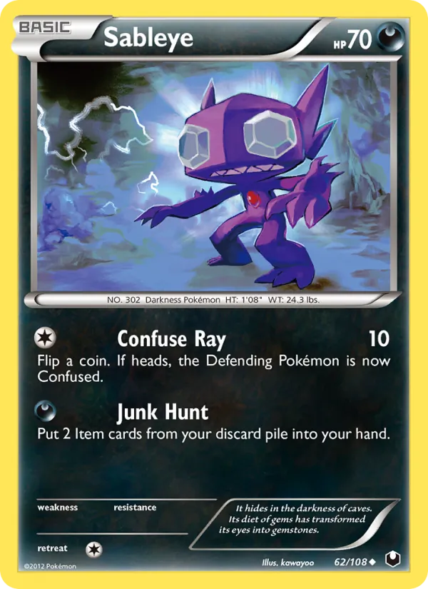 Sableye (Dark Explorers #62/108)