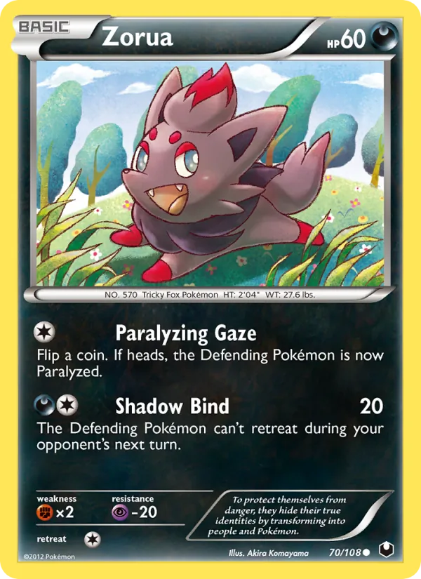 Zorua (Dark Explorers #70/108)