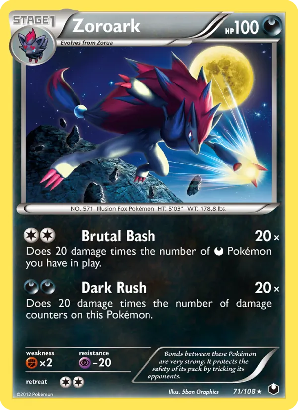 Zoroark (Dark Explorers #71/108)
