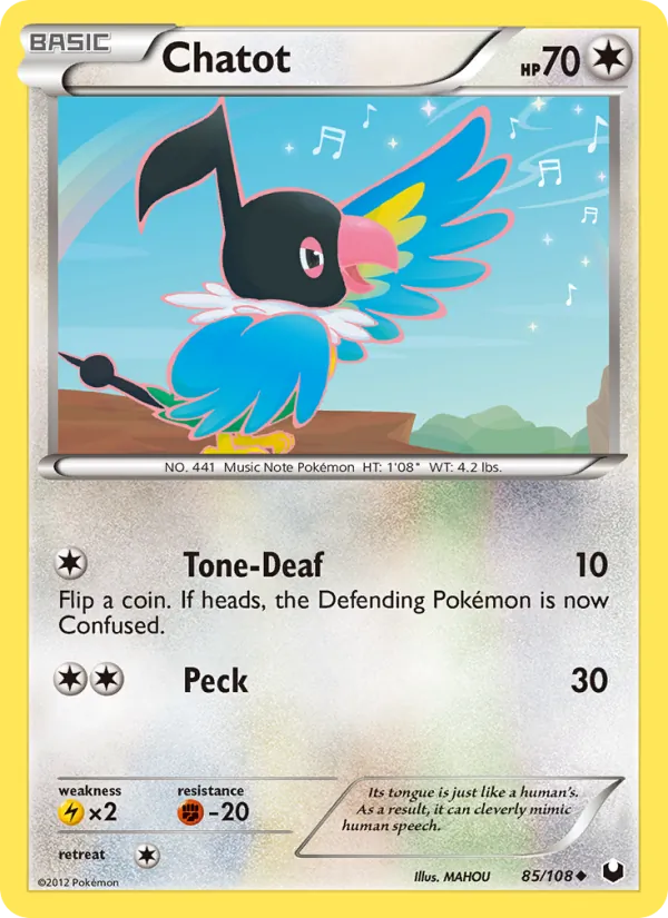 Chatot (Dark Explorers #85/108)
