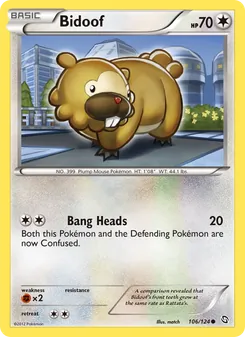 Bidoof (Dragons Exalted #106/124)