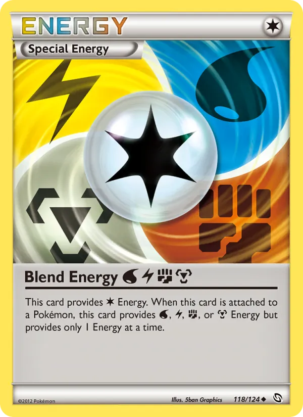 Blend Energy Water Lightning Fighting Metal (Dragons Exalted #118/124)