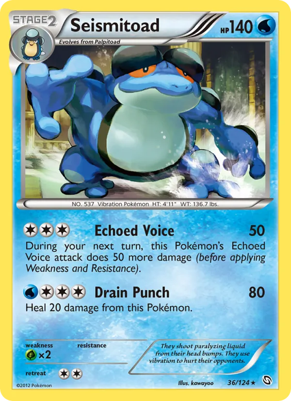 Seismitoad (Dragons Exalted #36/124)