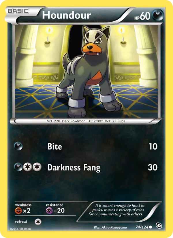 Houndour (Dragons Exalted #74/124)