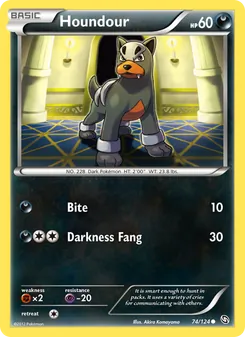 Houndour (Dragons Exalted #74/124)