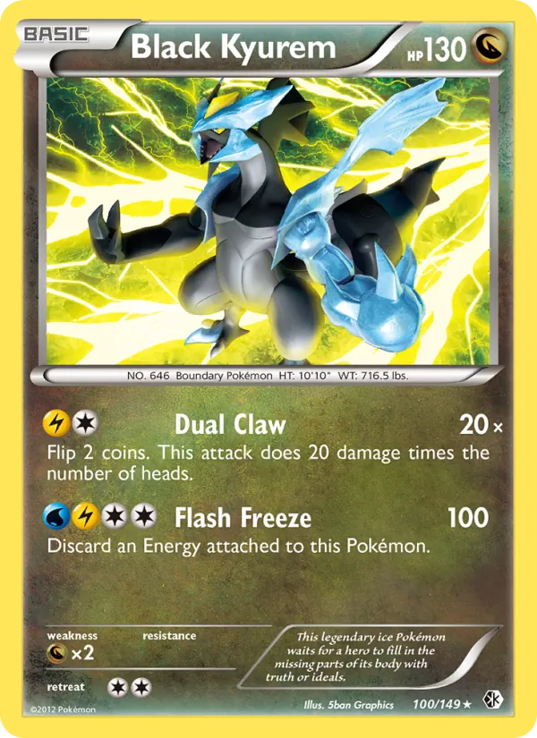 Black Kyurem (Boundaries Crossed #100/149)