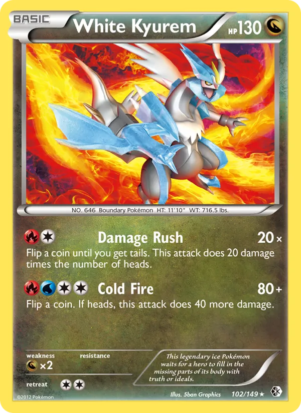 White Kyurem (Boundaries Crossed #102/149)