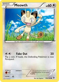 Meowth (Boundaries Crossed #106/149)