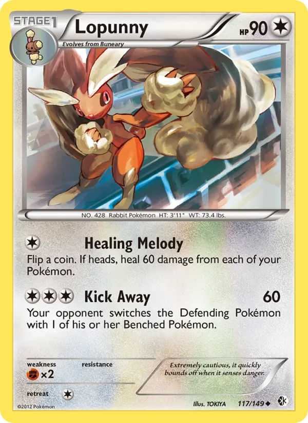 Lopunny (Boundaries Crossed #117/149)