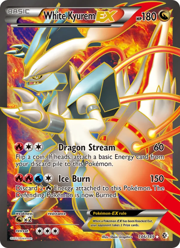 White Kyurem-EX (Boundaries Crossed #146/149)