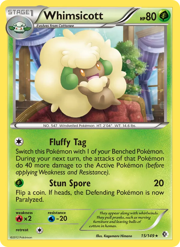 Whimsicott (Boundaries Crossed #15/149)