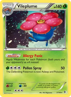 Vileplume (Boundaries Crossed #3/149)