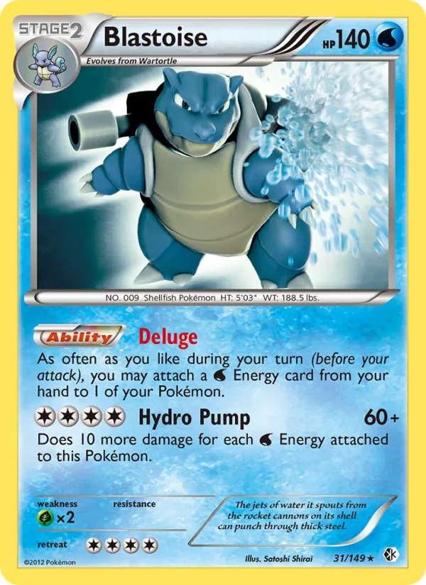 Blastoise (Boundaries Crossed #31/149)