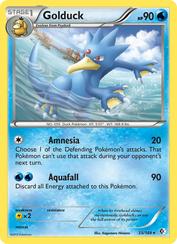 Golduck (Boundaries Crossed #35/149)