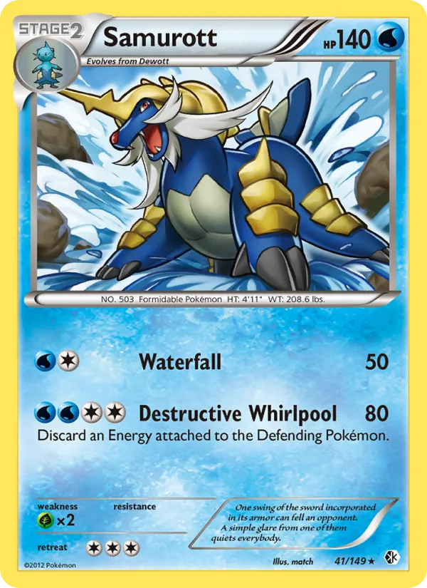 Samurott (Boundaries Crossed #41/149)