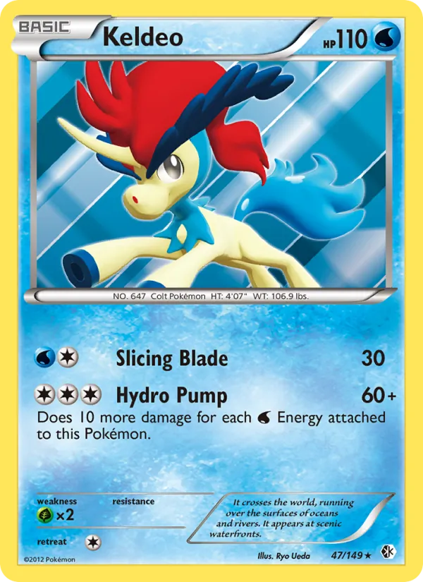 Keldeo (Boundaries Crossed #47/149)