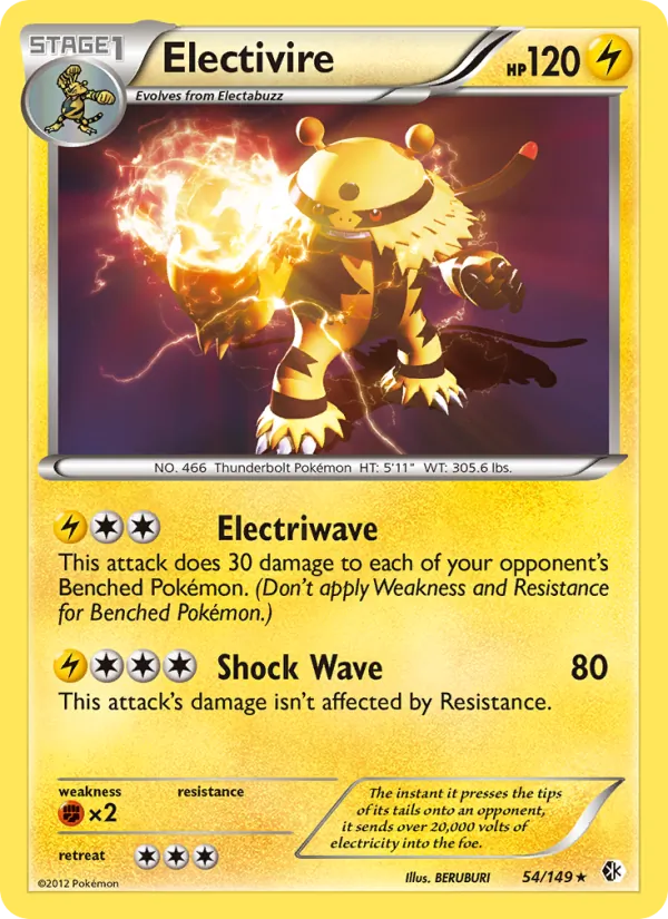 Electivire (Boundaries Crossed #54/149)