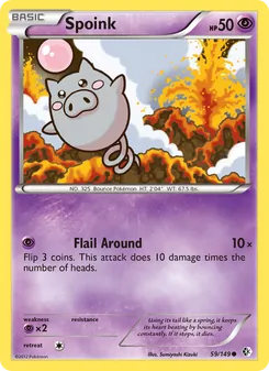 Spoink (Boundaries Crossed #59/149)