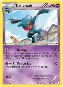 Toxicroak (Boundaries Crossed #66/149)