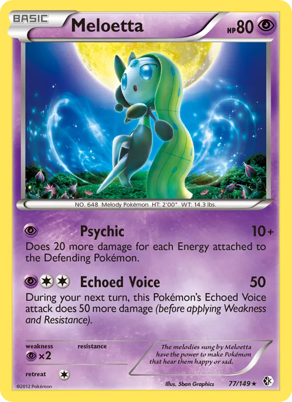 Meloetta (Boundaries Crossed #77/149)