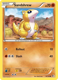 Sandshrew (Boundaries Crossed #78/149)