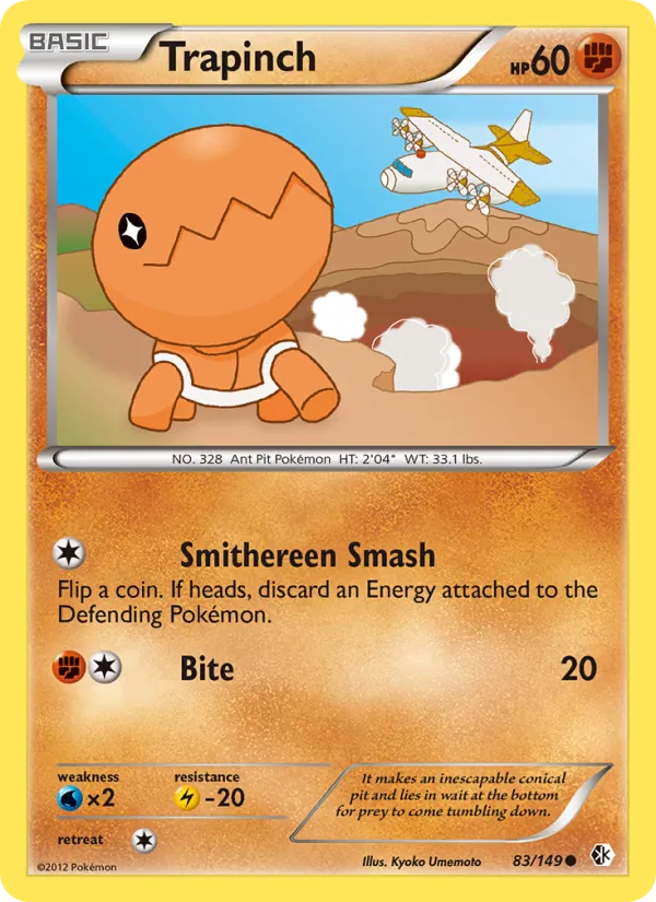Trapinch (Boundaries Crossed #83/149)