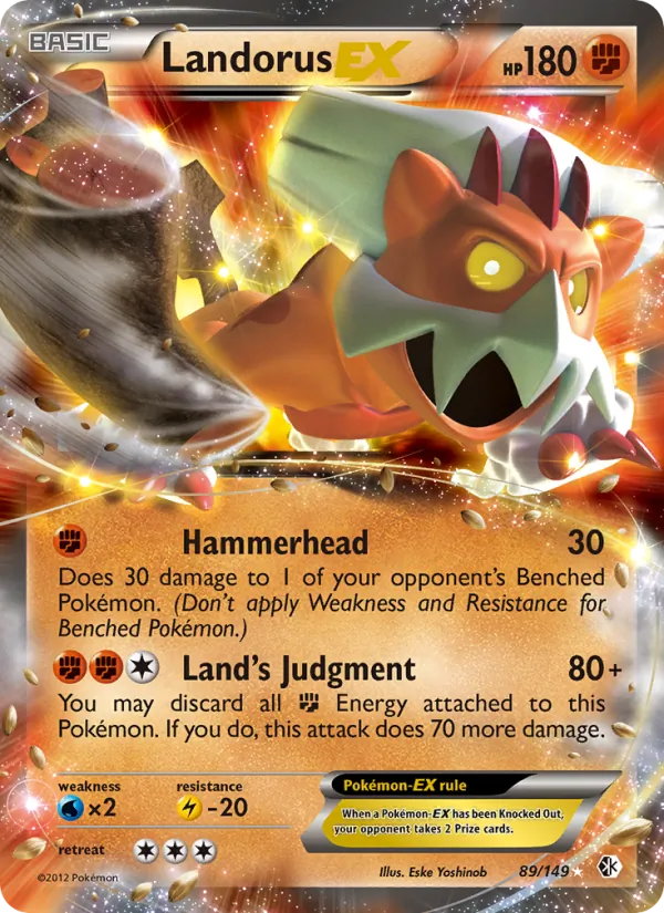 Landorus-EX (Boundaries Crossed #89/149)