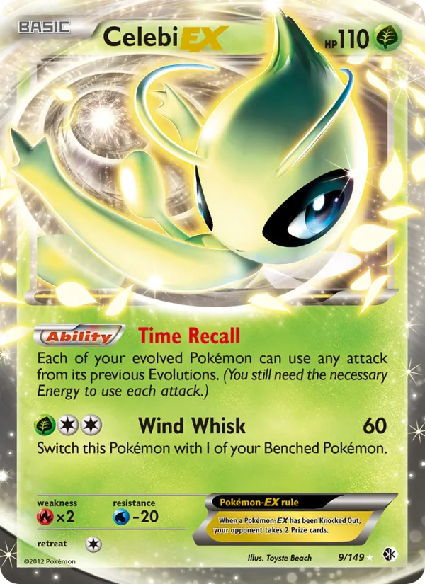 Celebi-EX (Boundaries Crossed #9/149)