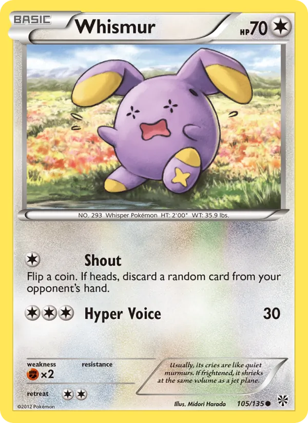 Whismur (Plasma Storm #105/135)