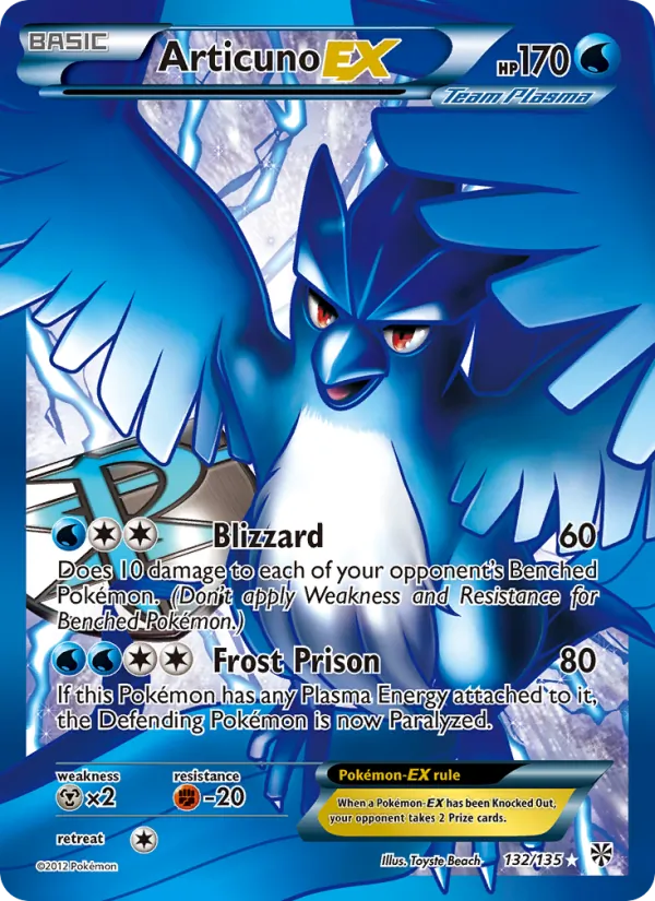 Articuno-EX (Plasma Storm #132/135)