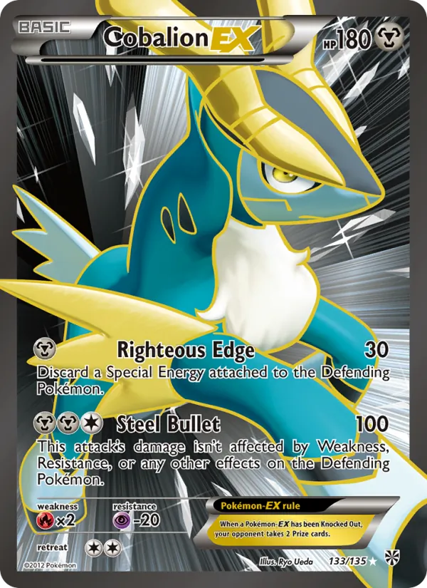 Cobalion-EX (Plasma Storm #133/135)