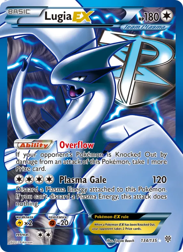 Lugia-EX (Plasma Storm #134/135)