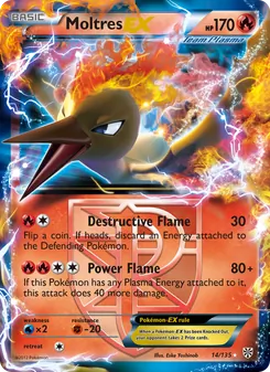 Moltres-EX (Plasma Storm #14/135)