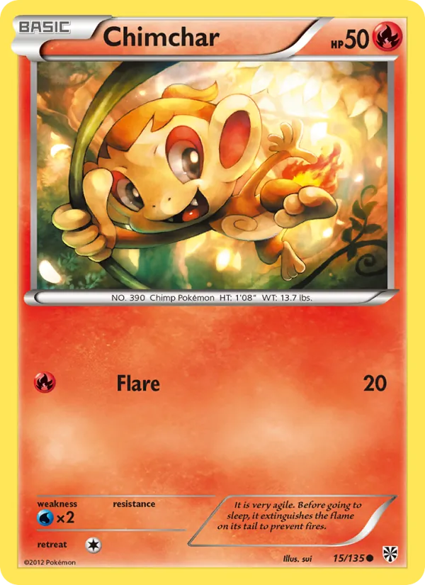 Chimchar (Plasma Storm #15/135)