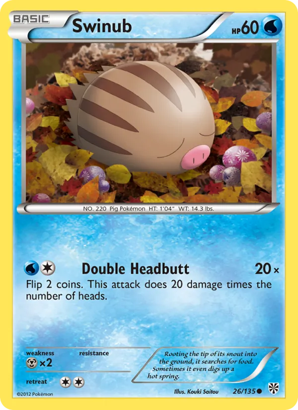 Swinub (Plasma Storm #26/135)