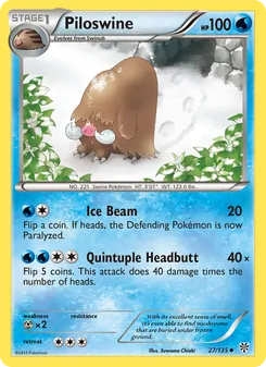 Piloswine (Plasma Storm #27/135)