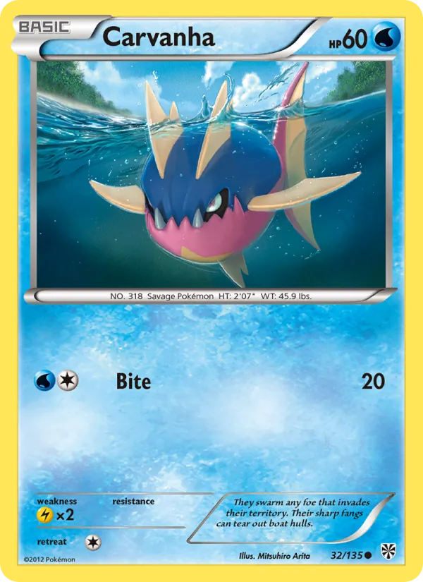 Carvanha (Plasma Storm #32/135)