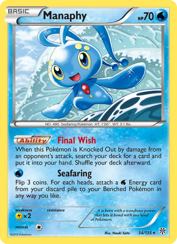 Manaphy (Plasma Storm #34/135)