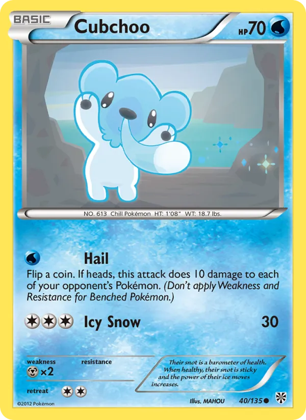 Cubchoo (Plasma Storm #40/135)