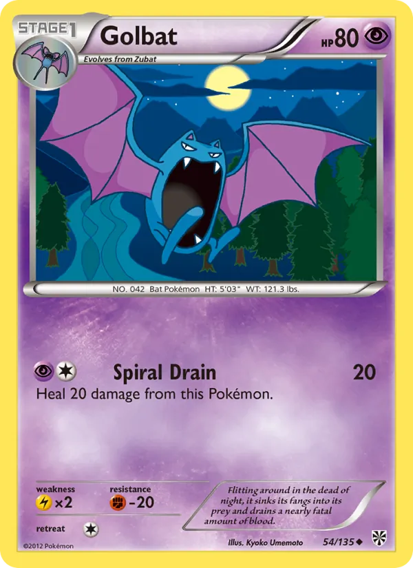 Golbat (Plasma Storm #54/135)