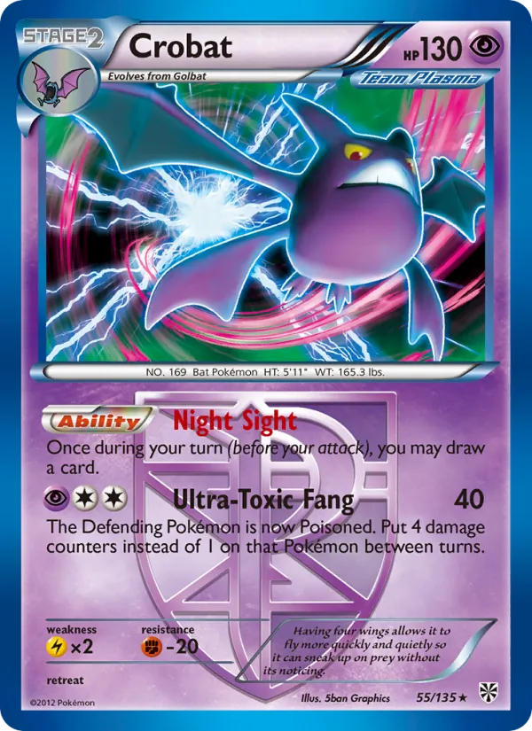 Crobat (Plasma Storm #55/135)