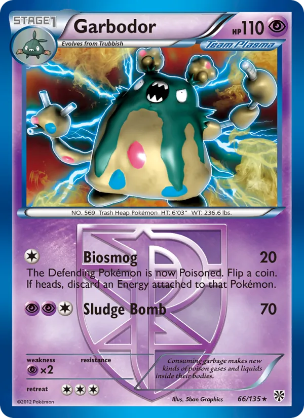 Garbodor (Plasma Storm #66/135)