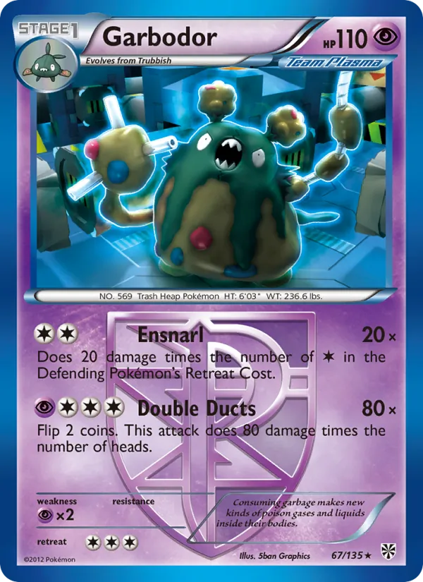 Garbodor (Plasma Storm #67/135)