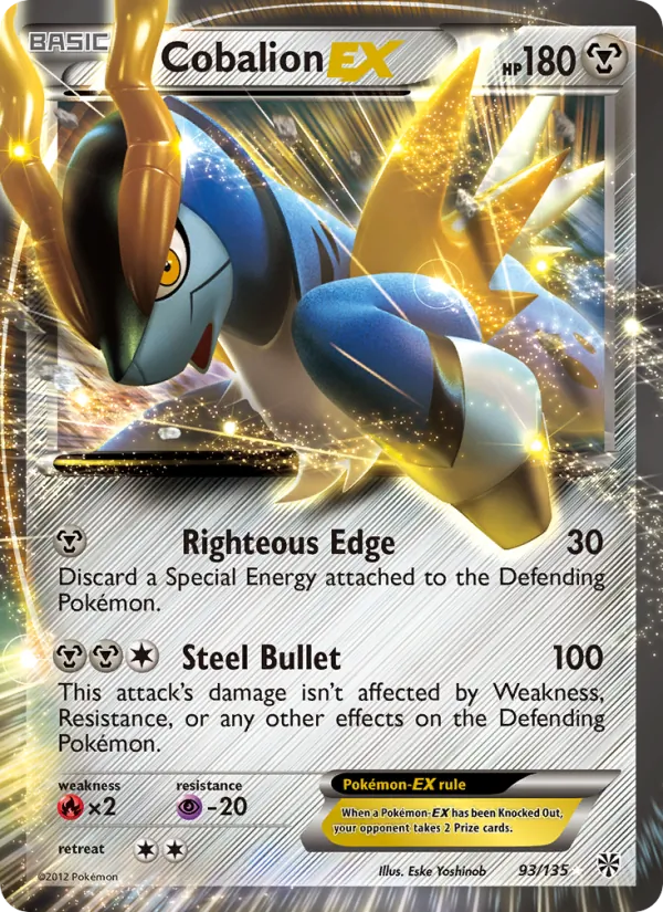 Cobalion-EX (Plasma Storm #93/135)