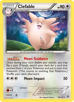 Clefable (Plasma Storm #98/135)
