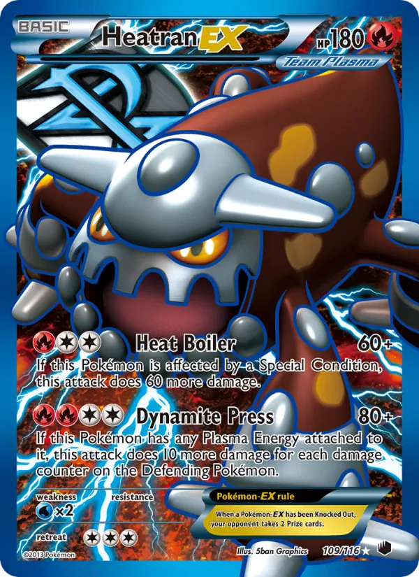 Heatran-EX (Plasma Freeze #109/116)