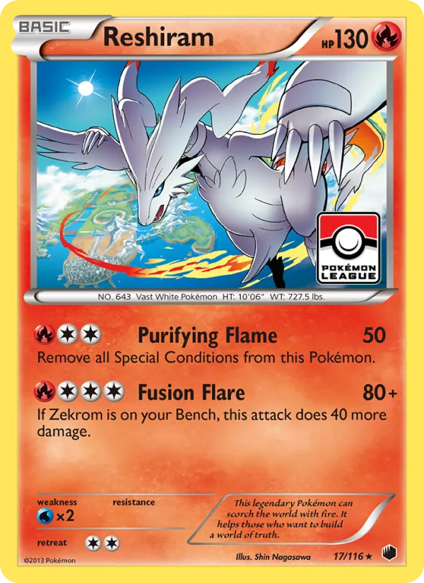 Reshiram (Plasma Freeze #17/116)